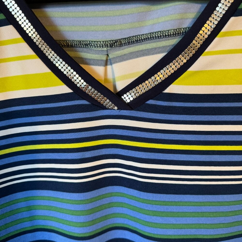 ❤️SPRING/SUMMER  TOP w/NECKLINE DETAIL  LARGE    #Q - Picture 4 of 8